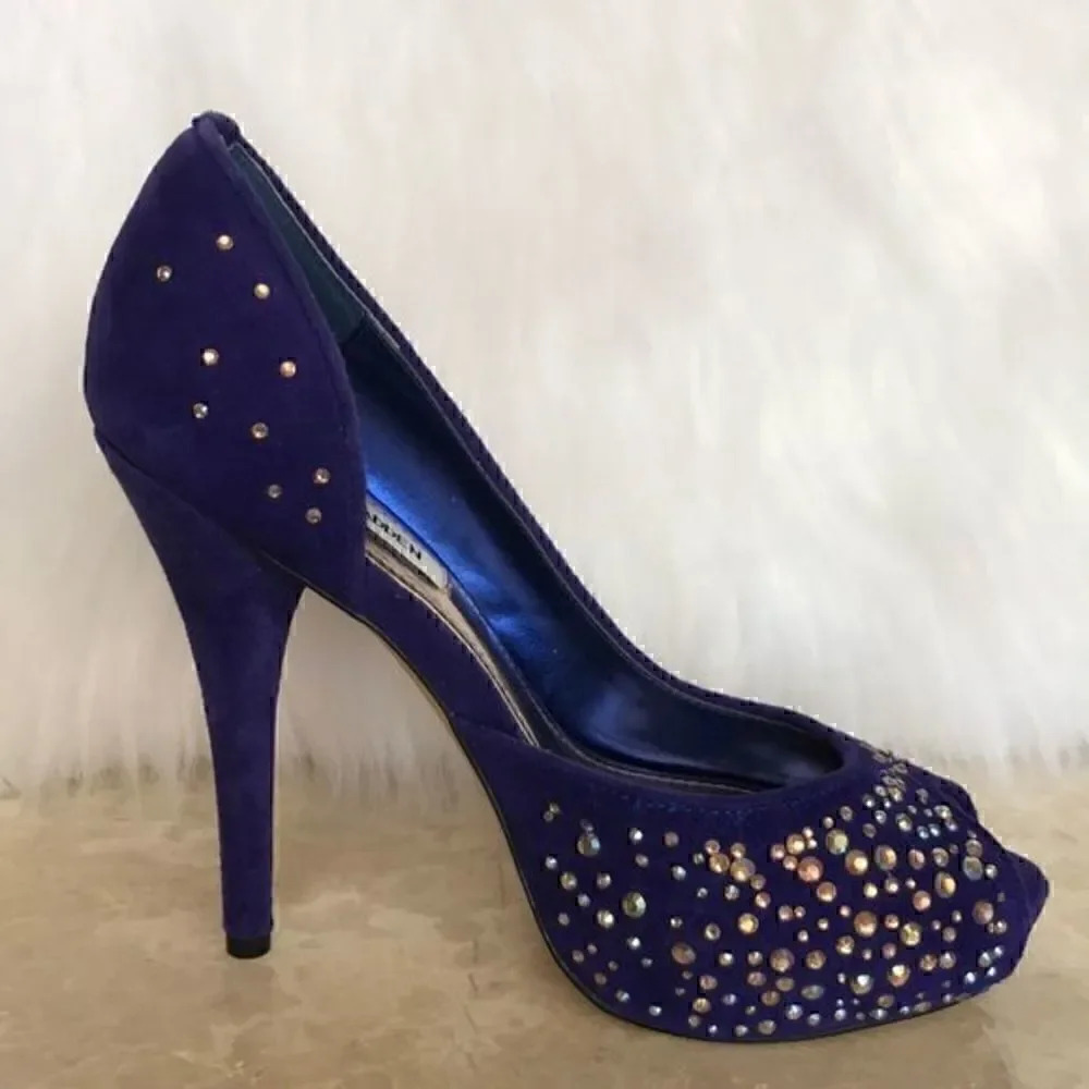 STEVE MADDEN NEW‎ Swarovski crystals heels